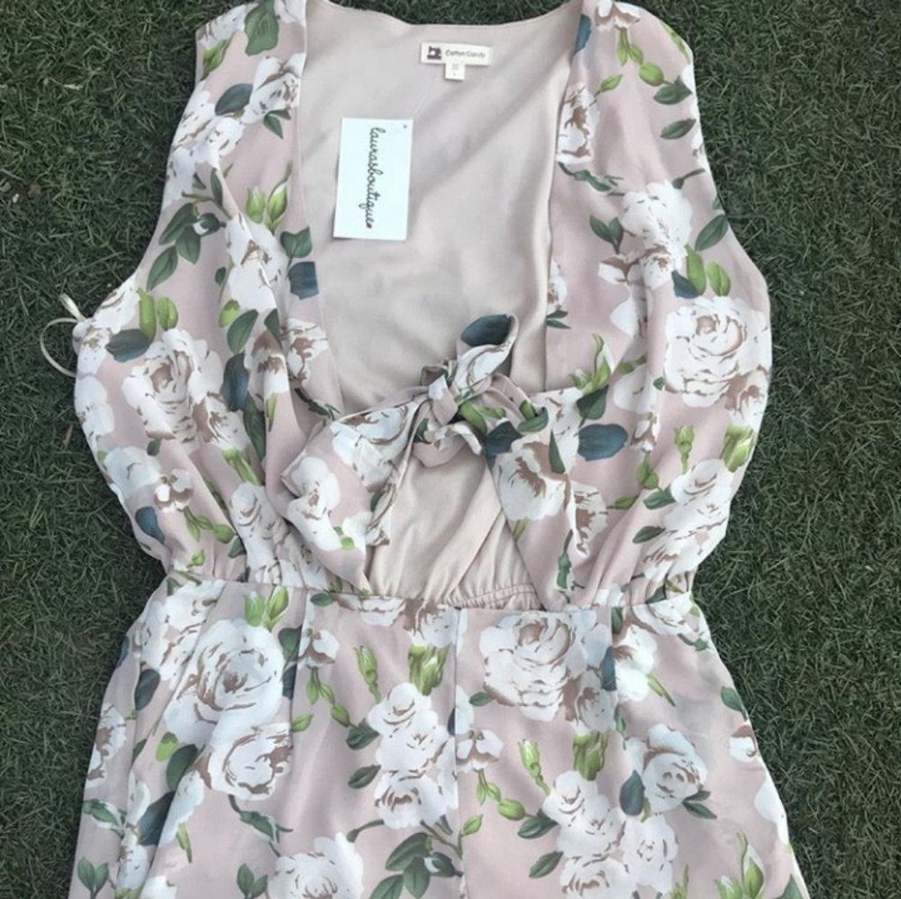 Floral jumpsuit